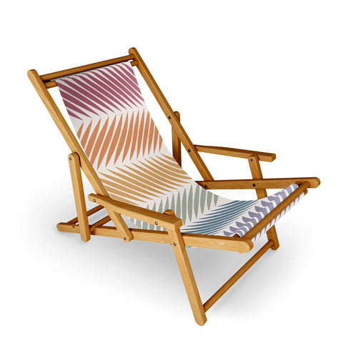 Colour Poems Palm Leaf Pattern LXIV Sling Chair