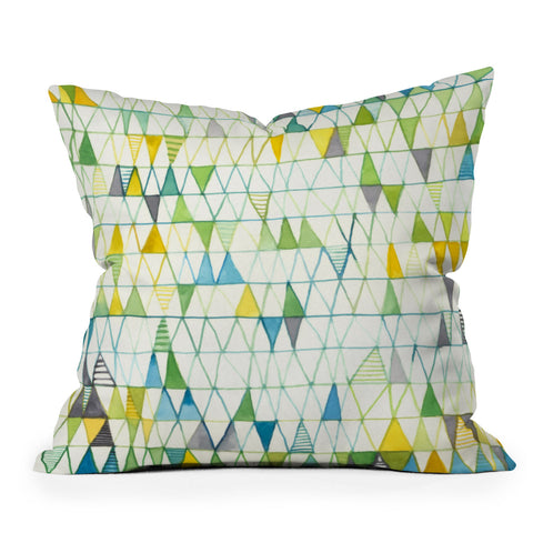 Cori Dantini deep in the woods Outdoor Throw Pillow