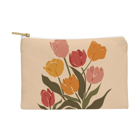 Cuss Yeah Designs Abstract Tulips Pouch
