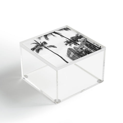 Dagmar Pels Hawaiian Surfboards Black And White Acrylic Box