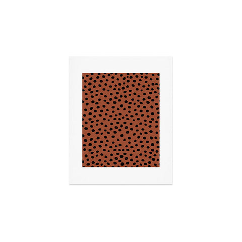 Daily Regina Designs Leopard Print Rust Animal Print Art Print