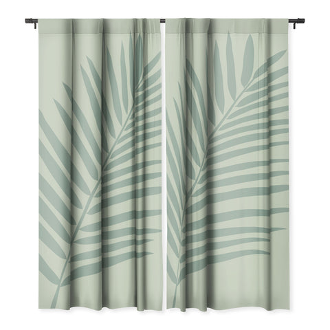 Daily Regina Designs Palm Leaf Sage Blackout Non Repeat