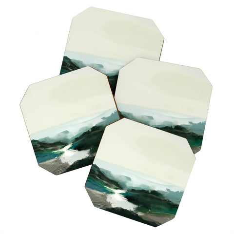 Dan Hobday Art Highland View Coaster Set