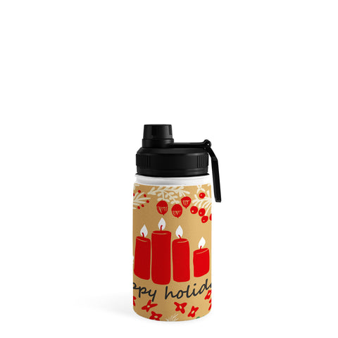 DESIGN d´annick happy holidays christmas greetings Water Bottle