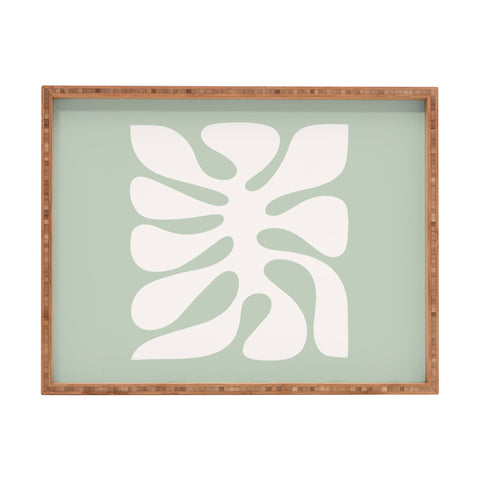 Dominique Vari Words Minimal Abstract Matisse Rectangular Tray