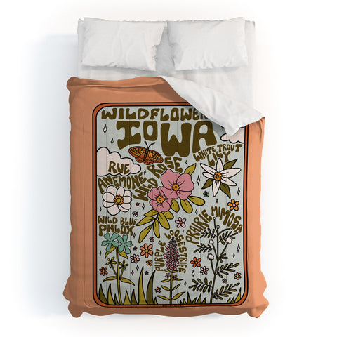 Doodle By Meg Iowa Wildflowers Comforter