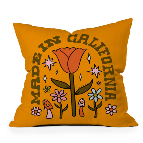 Doodle By Meg Made In California Throw Pillow