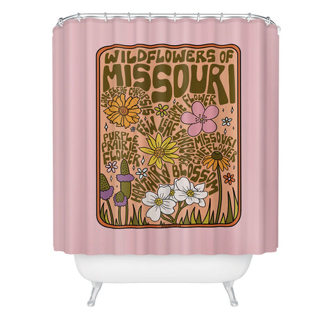 Doodle By Meg Missouri Wildflowers Shower Curtain