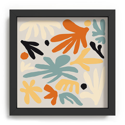 DorisciciArt Botanic market beige Recessed Framing Square