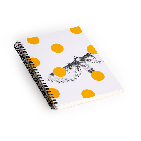 Elisabeth Fredriksson Moth Spiral Notebook