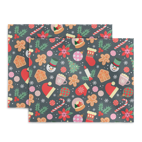 Emanuela Carratoni Ditsy Christmas Theme Placemat