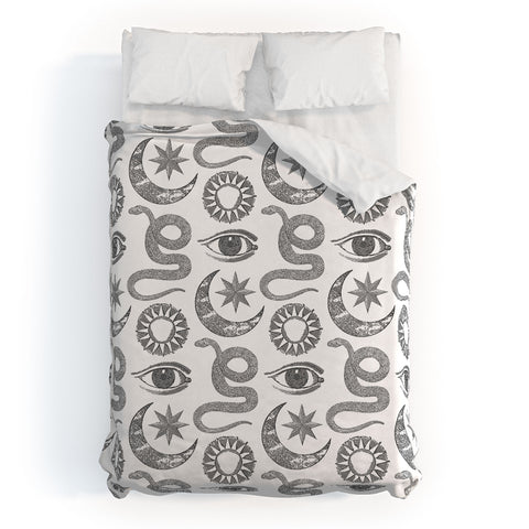 Emanuela Carratoni Esoteric Pattern Duvet Cover