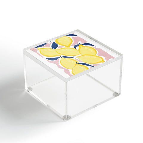 Emanuela Carratoni Fresh Lemons Acrylic Box