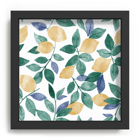 Emanuela Carratoni Spring Lemons Recessed Framing Square