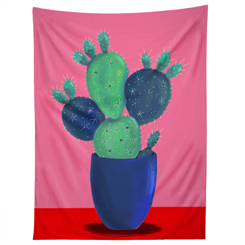 Emanuela Carratoni Summer Cactus Tapestry