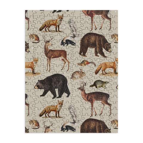 Emanuela Carratoni Wild Forest Animals Puzzle