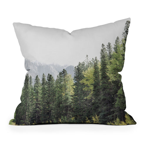 Eye Poetry Photography Treeline Nature and Landscape Outdoor Throw Pillow