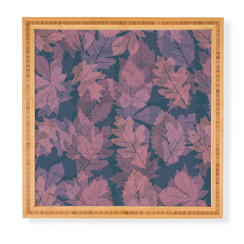 Fimbis Twilight Leaves Framed Wall Art