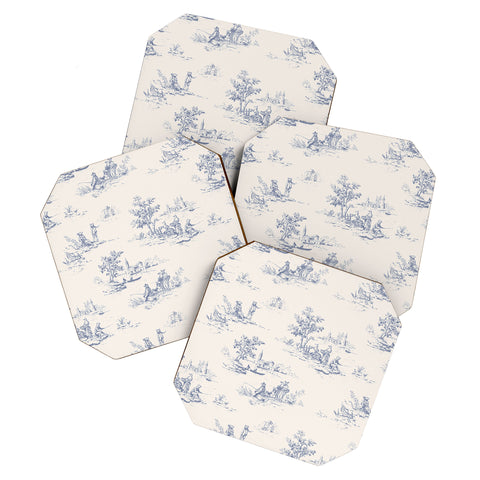 Florent Bodart Animal Jouy Coaster Set