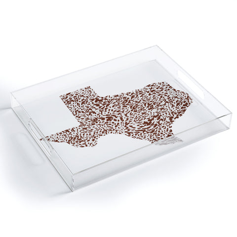 Gabriela Simon Texas Appaloosa Hide Acrylic Tray