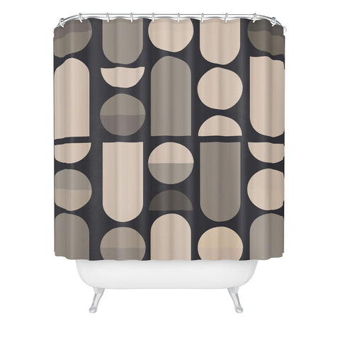 Gaite Abstract Geometric Shapes 73 Shower Curtain