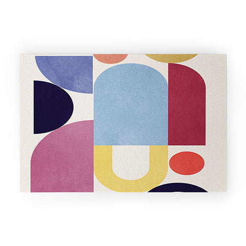 Gaite Abstract Shapes 55 Welcome Mat