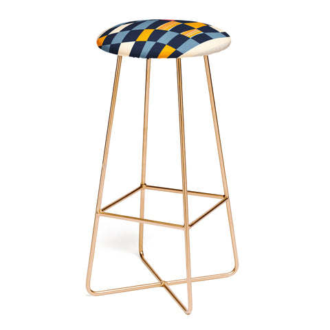 Gaite Geometric Abstraction 238 Bar Stool