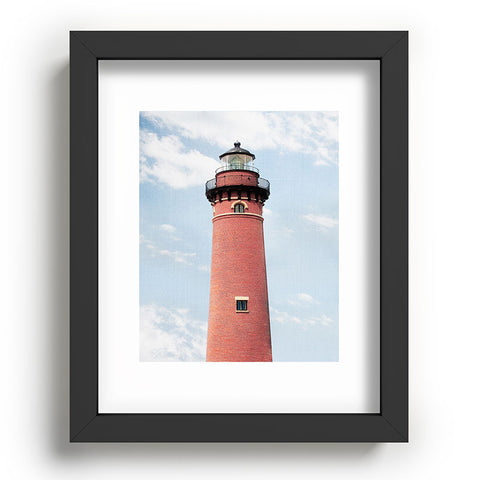 Gal Design Red Lighthouse Recessed Framing Rectangle