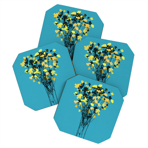 Garima Dhawan buttercups 1 Coaster Set