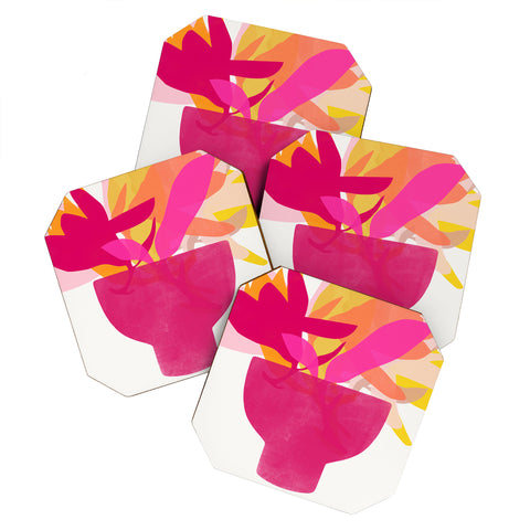 Garima Dhawan magnolia 2 Coaster Set