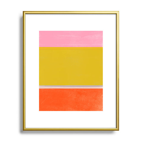 Garima Dhawan stripe study 26 Metal Framed Art Print