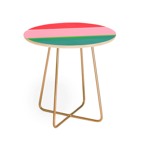 Garima Dhawan stripe study 50 Round Side Table