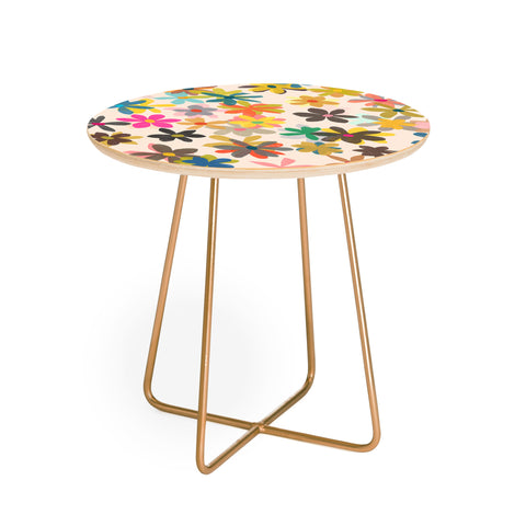 Garima Dhawan wildflowers 14 Round Side Table