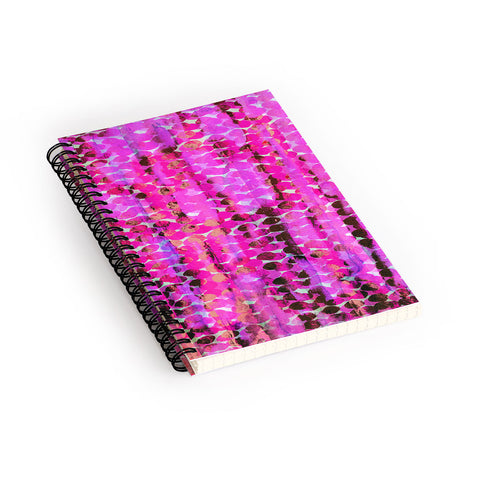 Georgiana Paraschiv Cherry Pink Spiral Notebook