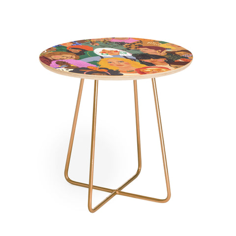 Gigi Rosado Women Round Side Table