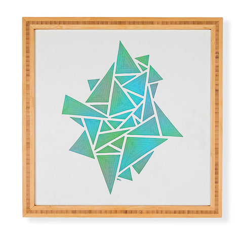 Gneural Ambient Prism Stack 2 Framed Wall Art