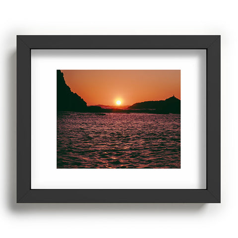 Hannah Kemp A Coastal Sunset Recessed Framing Rectangle