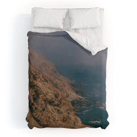 Hannah Kemp Foggy Coastal California Duvet Cover