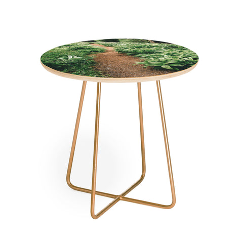 Hannah Kemp Green Hiking Trail Round Side Table