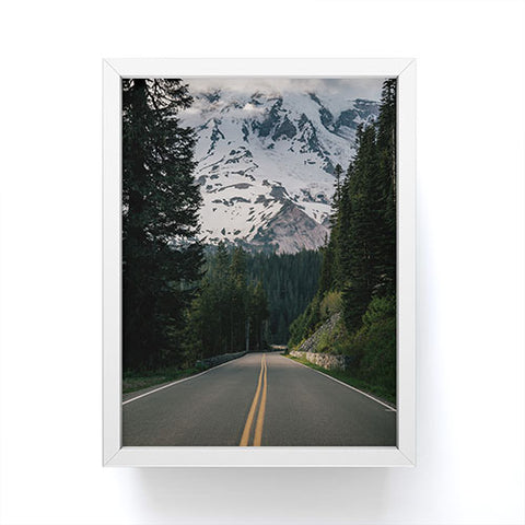 Hannah Kemp Road to Rainier Framed Mini Art Print