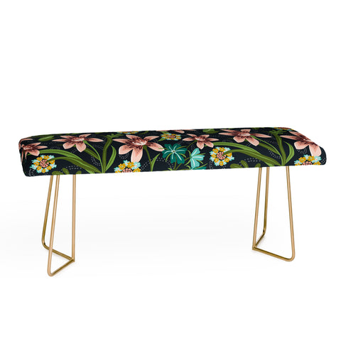 Heather Dutton Brise de Jardin Midnight Blush Bench