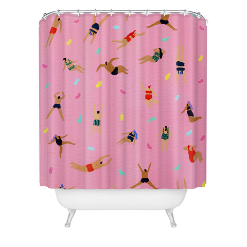 Helo Birdie Jelly Shower Curtain