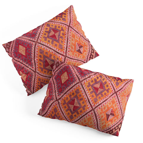 Henrike Schenk - Travel Photography Woven Carpet Red and Orange Pillow Shams