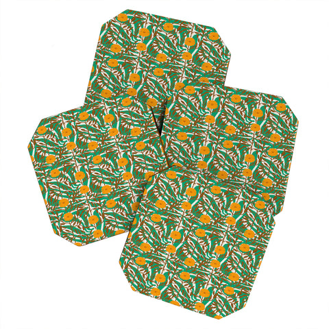 Holli Zollinger DECO MARIGOLD Coaster Set