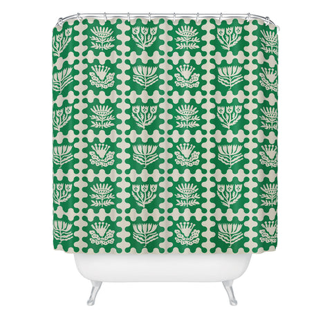 Holli Zollinger FOLKFLOWER FOREST Shower Curtain