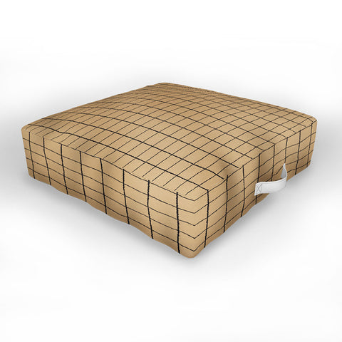 Holli Zollinger KRAFT GRID Outdoor Floor Cushion