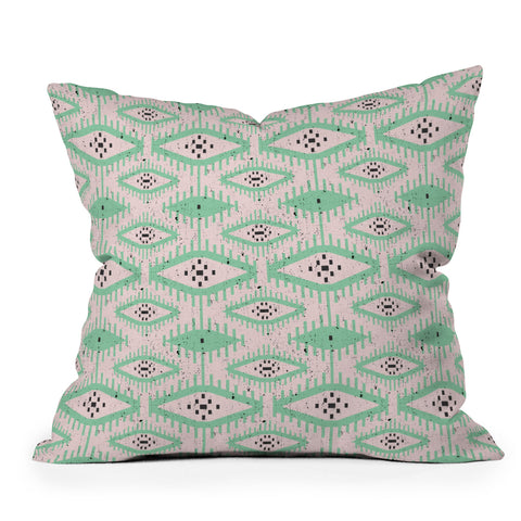 Holli Zollinger Talulah Ikat Outdoor Throw Pillow