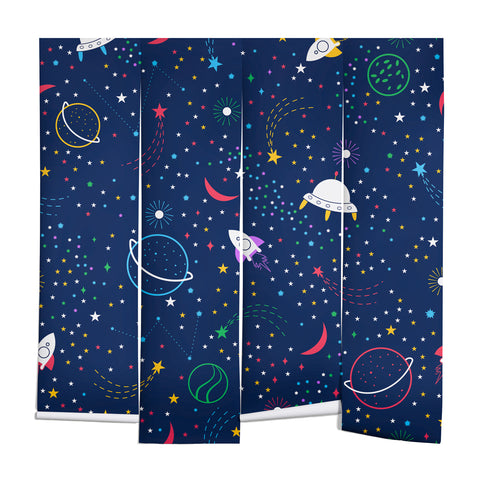 Insvy Design Studio Colourful Space Wall Mural