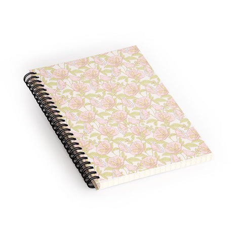 Iveta Abolina Cosmos Cream Spiral Notebook