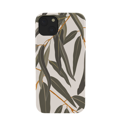 Iveta Abolina Eucalyptus Leaves Cream Phone Case